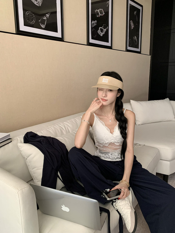 纯欲风设计感薄款开衫内搭蕾丝吊带女秋季新款辣妹显瘦休闲两件套|undefined