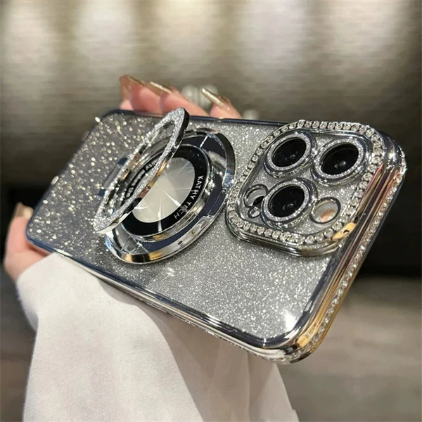 Silver+flash powder magnetic suction bracket