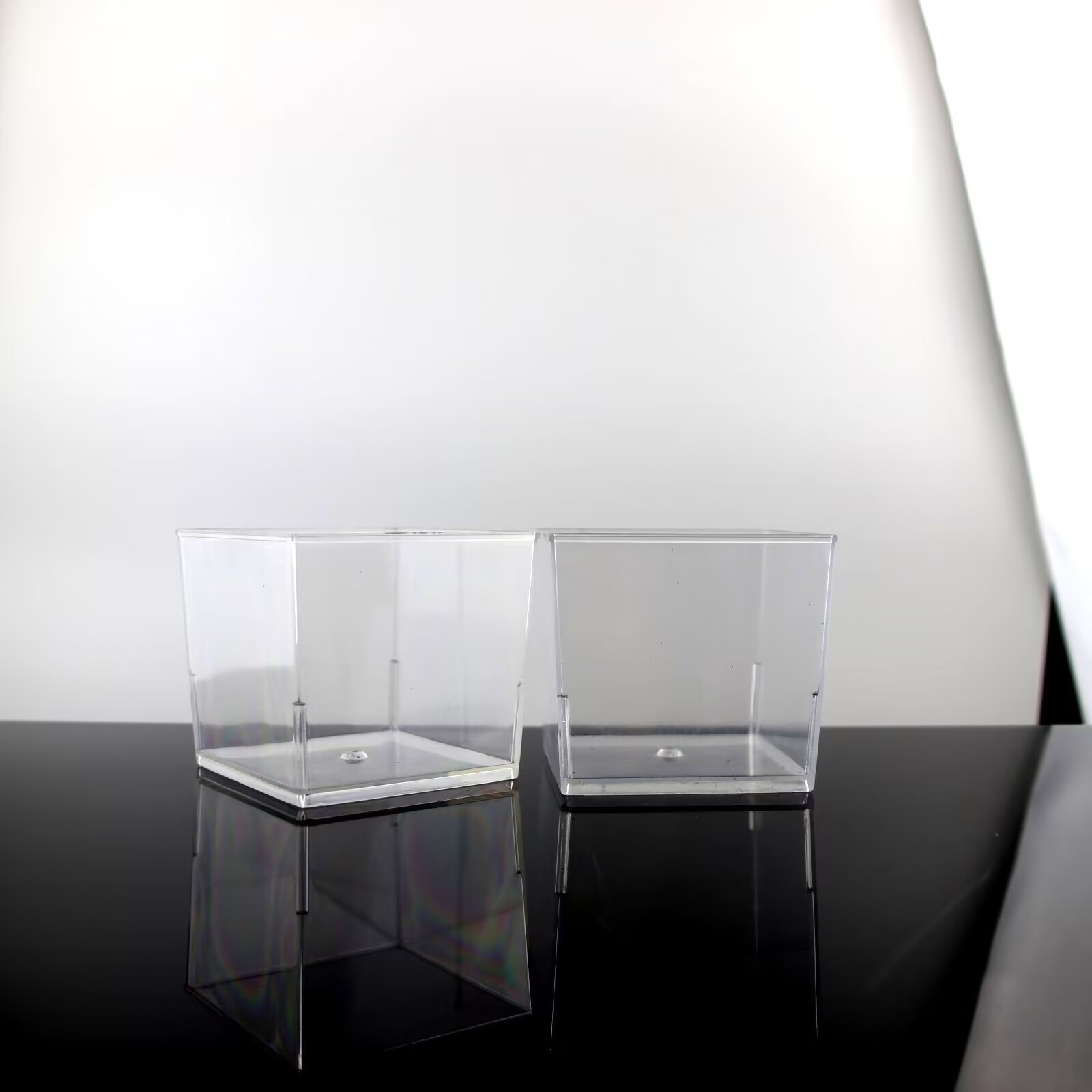 一次性透明塑料果立方形慕斯杯九宫格酸奶甜品布丁杯小蛋糕甜品杯