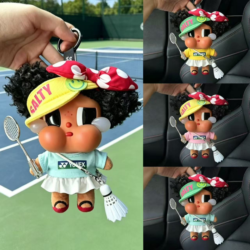 Crybaby Beach Vacation Badminton Baby Clothes Gulu Gulu Love Summer Family Multi-Color Baseball Cap Sports Clothes