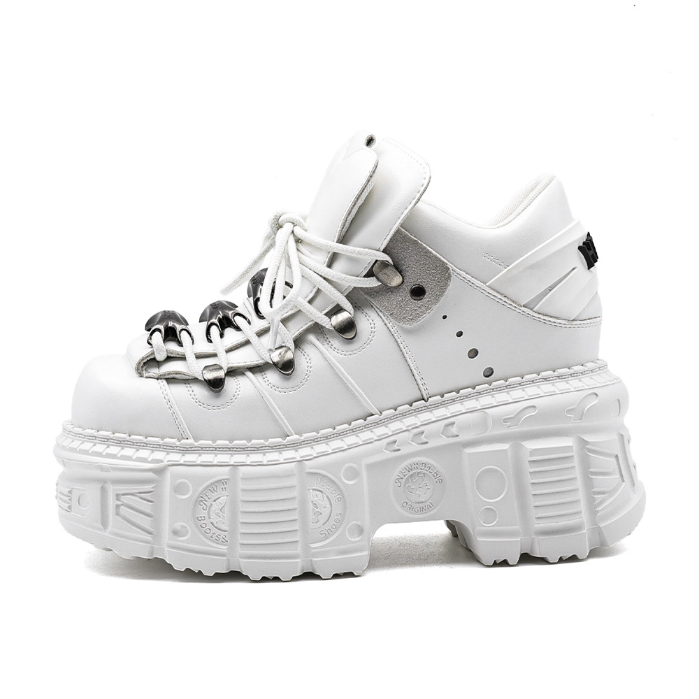 クロスボーダーダークパパシューズプラットフォームレディースシューズヘビーメタル個性ゴシックスタイルパンクレディースブーツ工場卸売直接供給