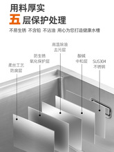 M3NO批发手工水槽大单槽 厨房304不锈钢大水池盆台下盆洗碗洗菜盆