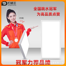 ✅明装平板灯led600x600吸顶灯600x1200石膏板免打孔水泥吊顶面板