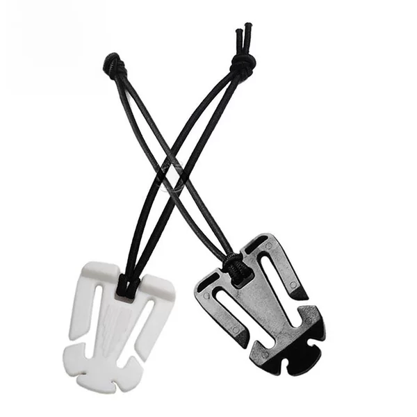 1 inch webbing finishing fixed buckle with elastic rope ITW buckle Molly outdoor backpack hanging buckle webbing clip buckle spot