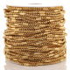 New Stainless Steel Square Pearl Pinch Tube Chain Cross Grain Tube Chain DIY Men's Necklace Bracelet Jewelry Thick Chain in stock