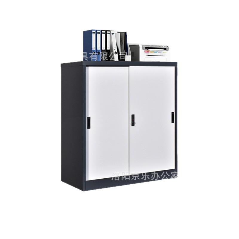 gabinete de archivos de acero de estructura KD gabinete de archivos de hoja baja de hoja de hierro de oficina almacenamiento de datos gabinete de herramientas tipo piso