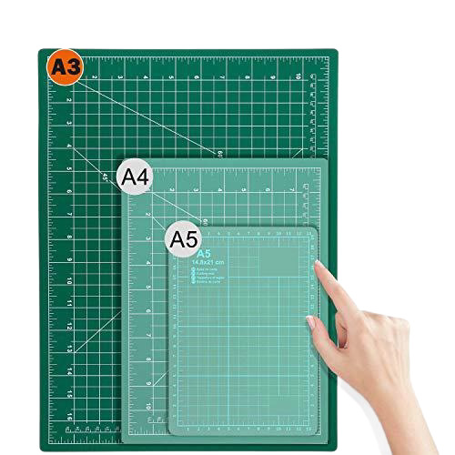 Tapete de Corte Escalonado de Doble Cara A3 de Plástico para Manualidades y Modelismo image 6