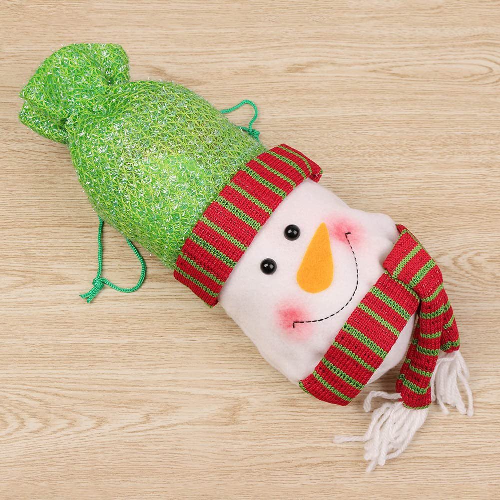 Transfronterizo nueva Navidad bolsa de regalo Santa Claus Champagne vino botella cubierta decoración de la barra