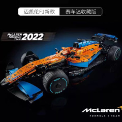 跨境批发兼容乐高迈凯F1方程式赛车汽车益智拼装积木玩具男孩礼物
