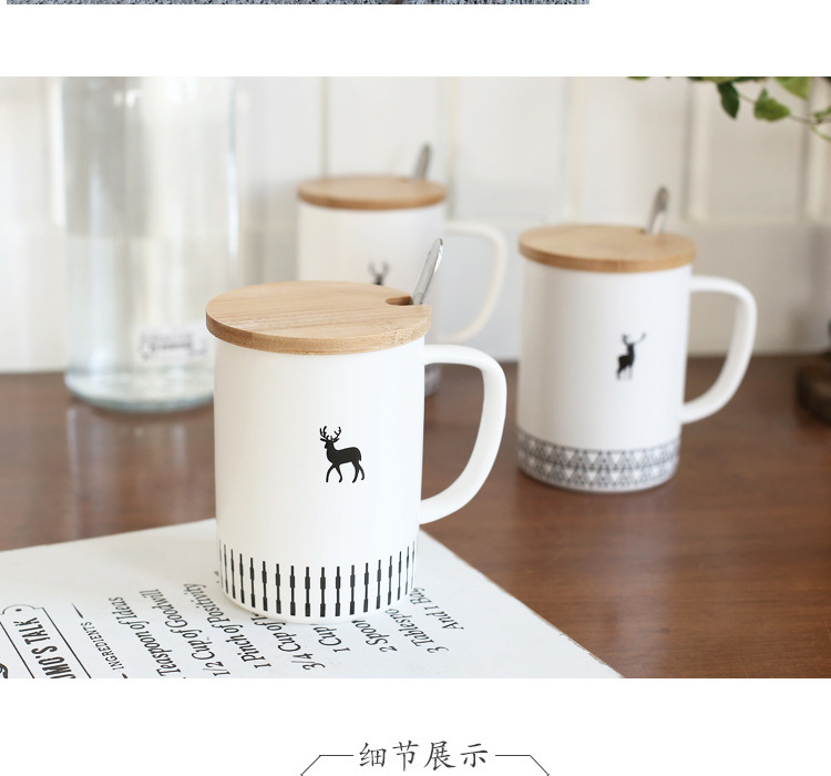 文艺小鹿个性杯_09