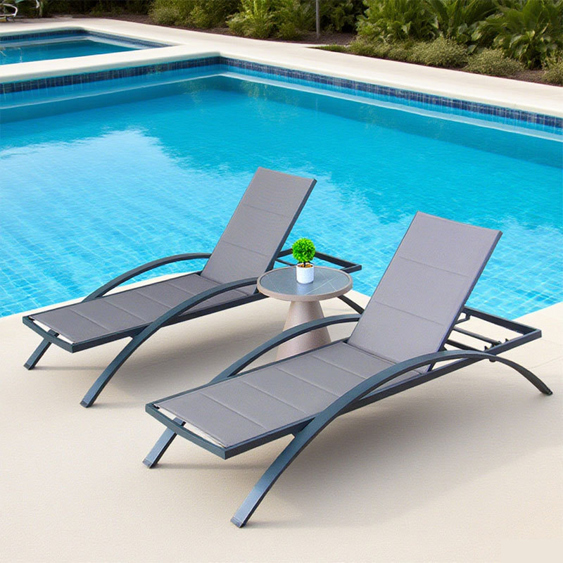 Silla al aire libre Residencia patio piscina silla de playa silla de ocio a prueba de agua protección solar villa nórdica silla de playa jardín
