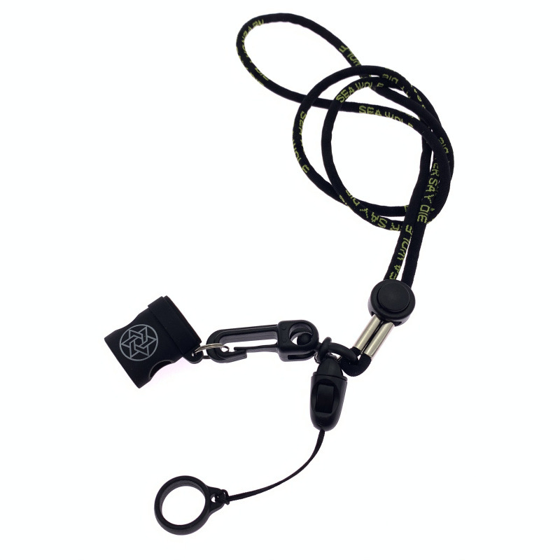 Conjunto funcional deportes cordón cuello cuerda collar portátil anti-pérdida cuerda aplicable barra electrónica láser pluma traducción pluma cabeza grande