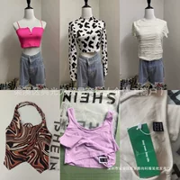 SHEIN имеет большое количество готовой летней одежды, разные размеры, распродажа вне сезона, большие количества, хорошие цены, брюки разных цветов.