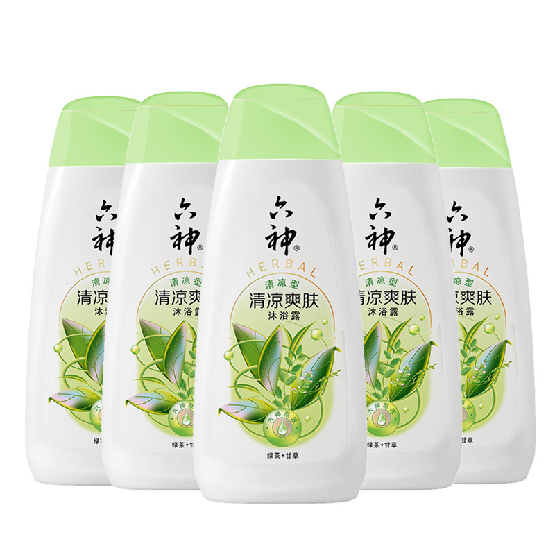 六神沐浴露清凉冰片滋润沐浴乳清香爽肤450G家用正品批发包邮|undefined