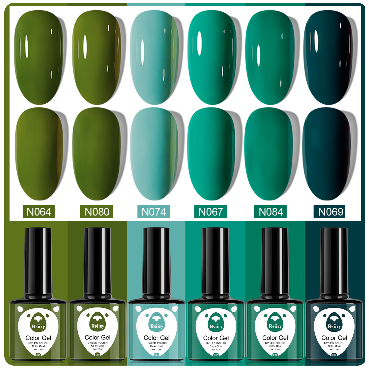 6 colores esmalte de uñas pegamento fototerapia embotellada color popular pintado brillante ojo de gato pegamento UV fototerapia pegamento esmalte de uñas traje de pegamento