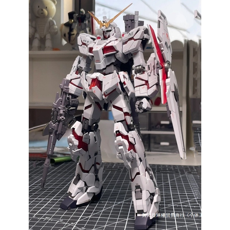 Gunpla Hg Mobile Suit Unicorn Red Heretic Angel Strike Free Assembly Figure Toy