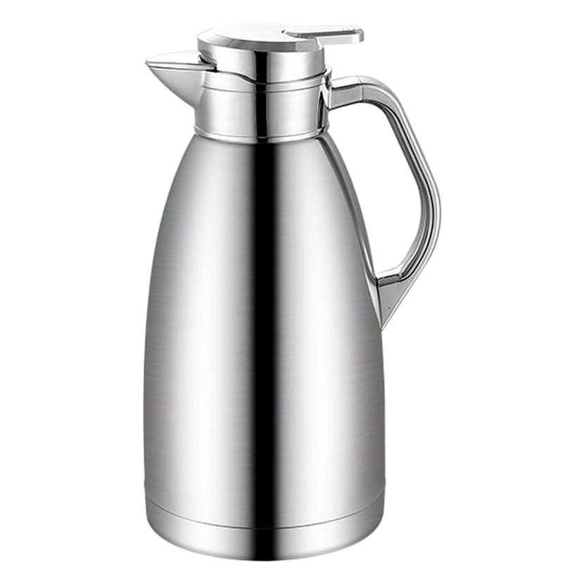 304 de acero inoxidable olla romana de doble capa de aislamiento al vacío olla de gran capacidad hervidor de café de regalo comercial al por mayor