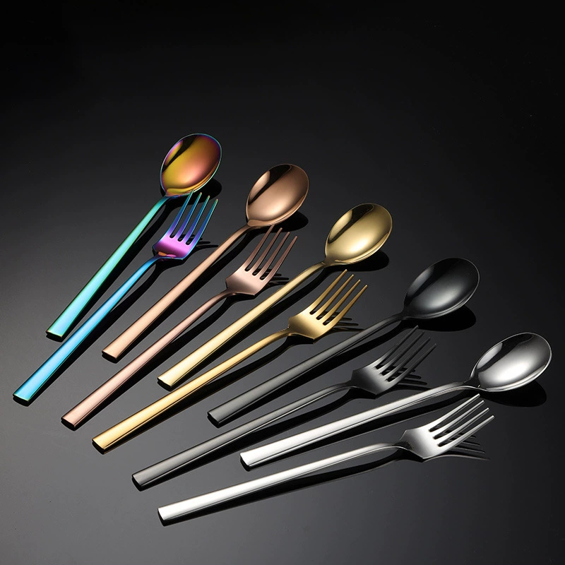 埃恩 Korean rectangular small tableware stainless steel, Birthday gift