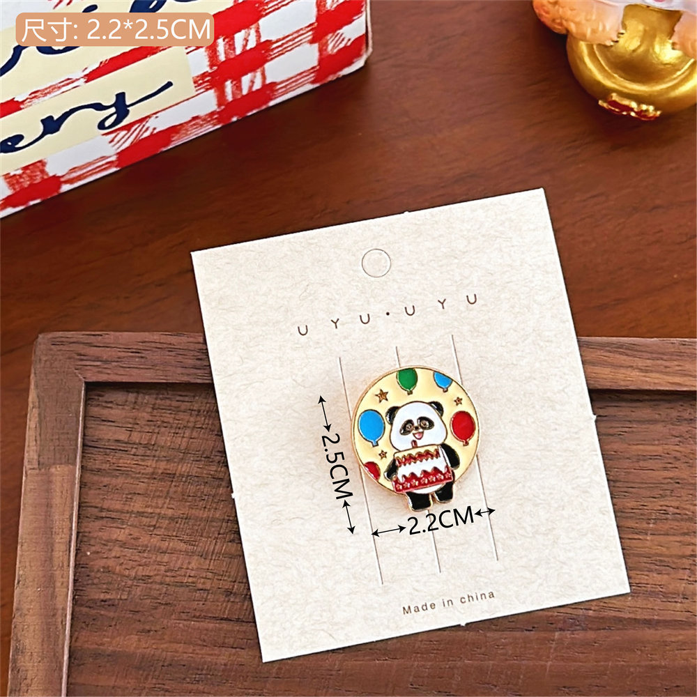 Lindo León borla de La felpa broche festivo Año Nuevo lingote pin chica mochila decoración insignia joyería al por mayor
