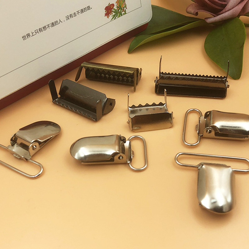 Clip de cinturón de metal con pegamento y sin pegamento, cinturón ajustable, cinturón de cintura ajustable, accesorios de cintura, hebilla de hardware