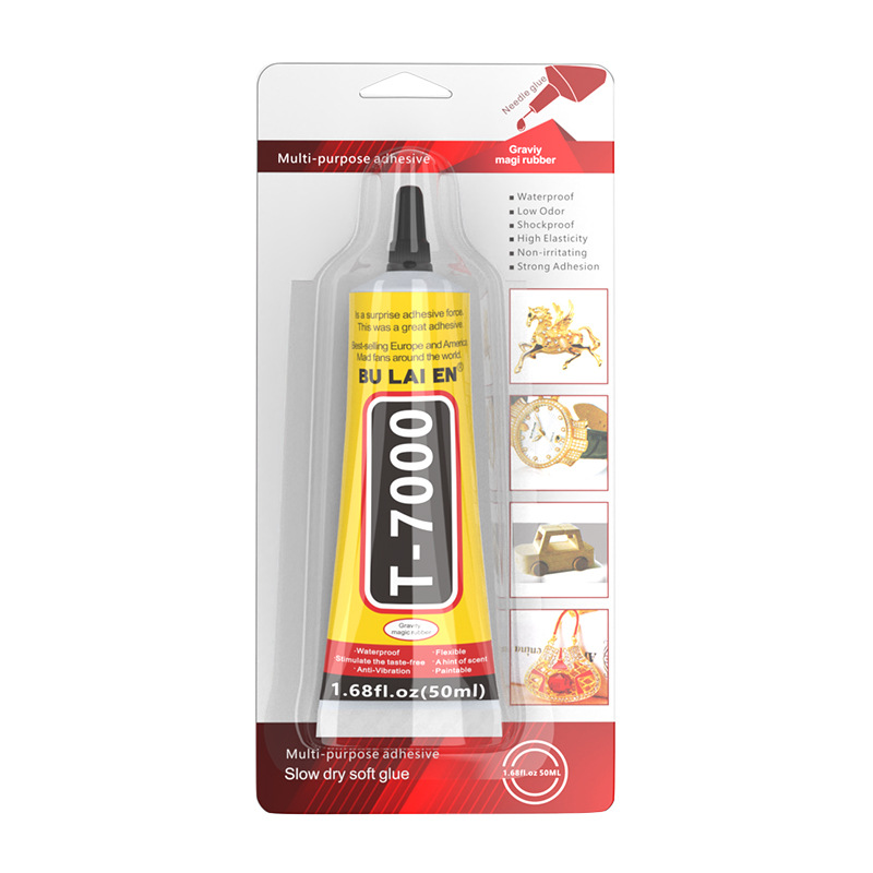 Potente universal T7000 pegamento blando de vinilo para teléfonos móviles para reparar la pantalla de soplado de plástico sellador multifuncional image 7