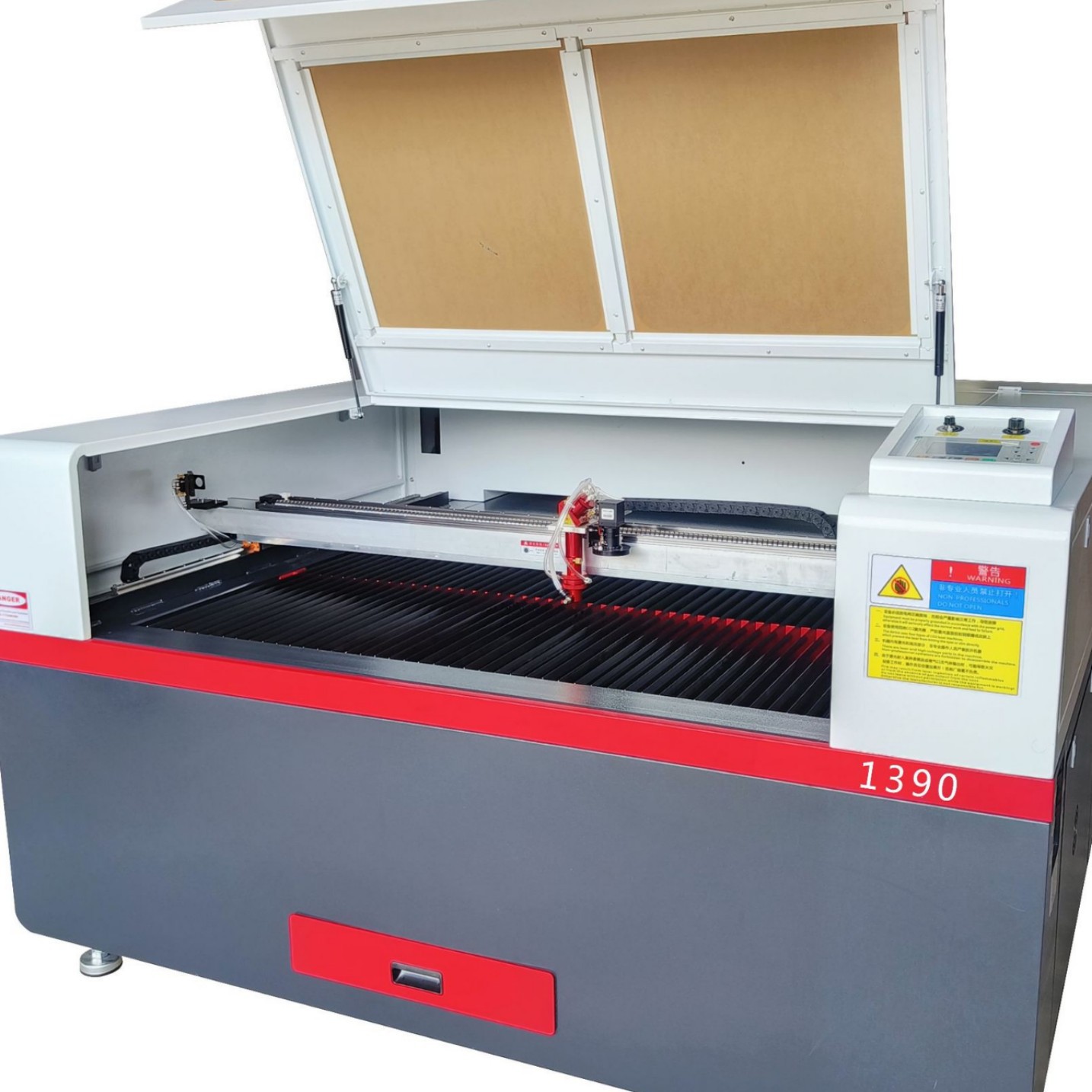 Máquina de corte láser acrílico tornillo servo de 300 vatios mesa de corte