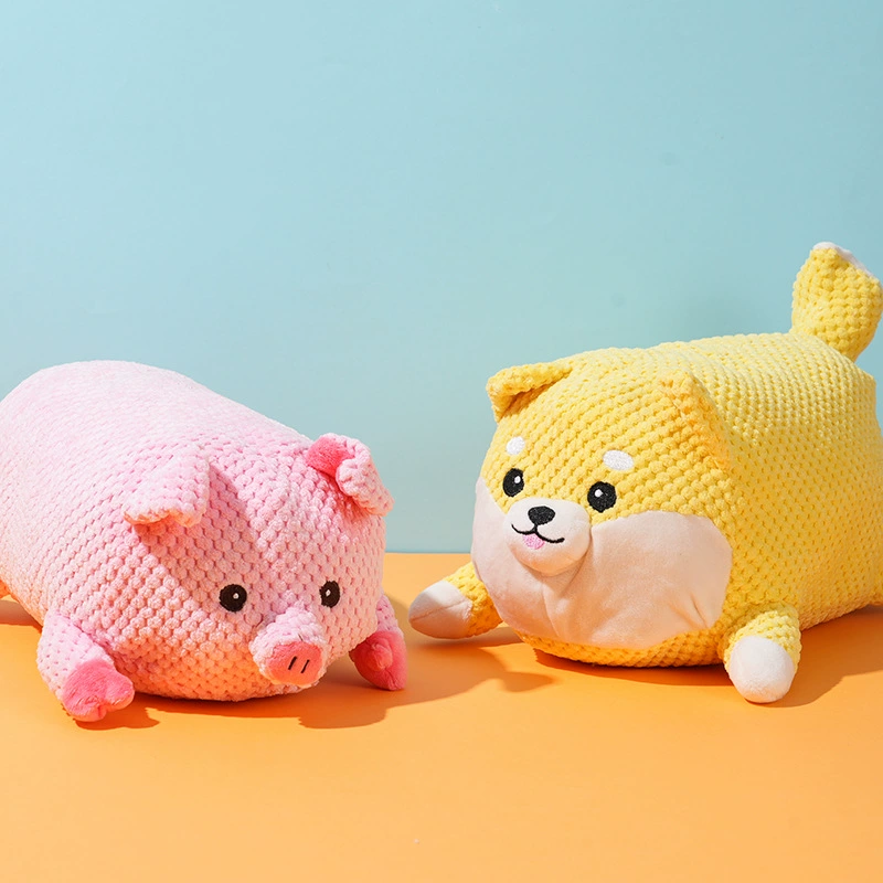 Собачьи игрушки плюшевые, устойчивые к укусам, сопровождающие сон