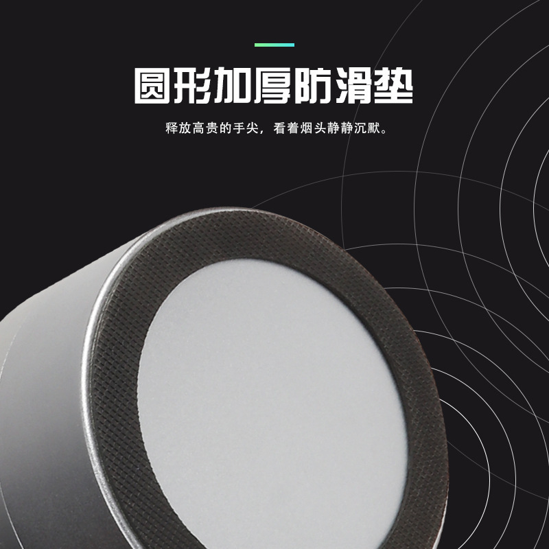 新しい金属製のパーソナライズされたクリエイティブな開閉灰皿、蓋付きホームオフィス、飛散防止灰皿、高価値灰皿|undefined