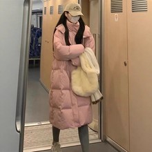 羽绒棉服女冬季2025年新款设计感韩系流行棉袄中长款加厚外套棉衣