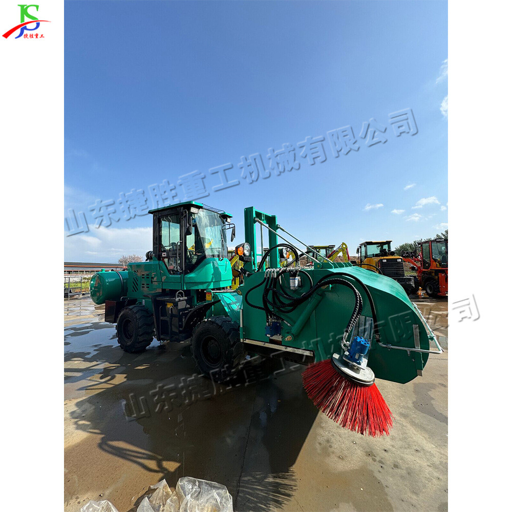 Cargador barredor de suelo limpiador de saneamiento del sitio de ingeniería hidráulico estático conducido material camión de recolección de residuos