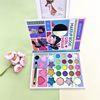 Cartoon cute matte multicoloured nail sequins for princess, eyeshadow palette, makeup primer, suitable for import, 28 colors