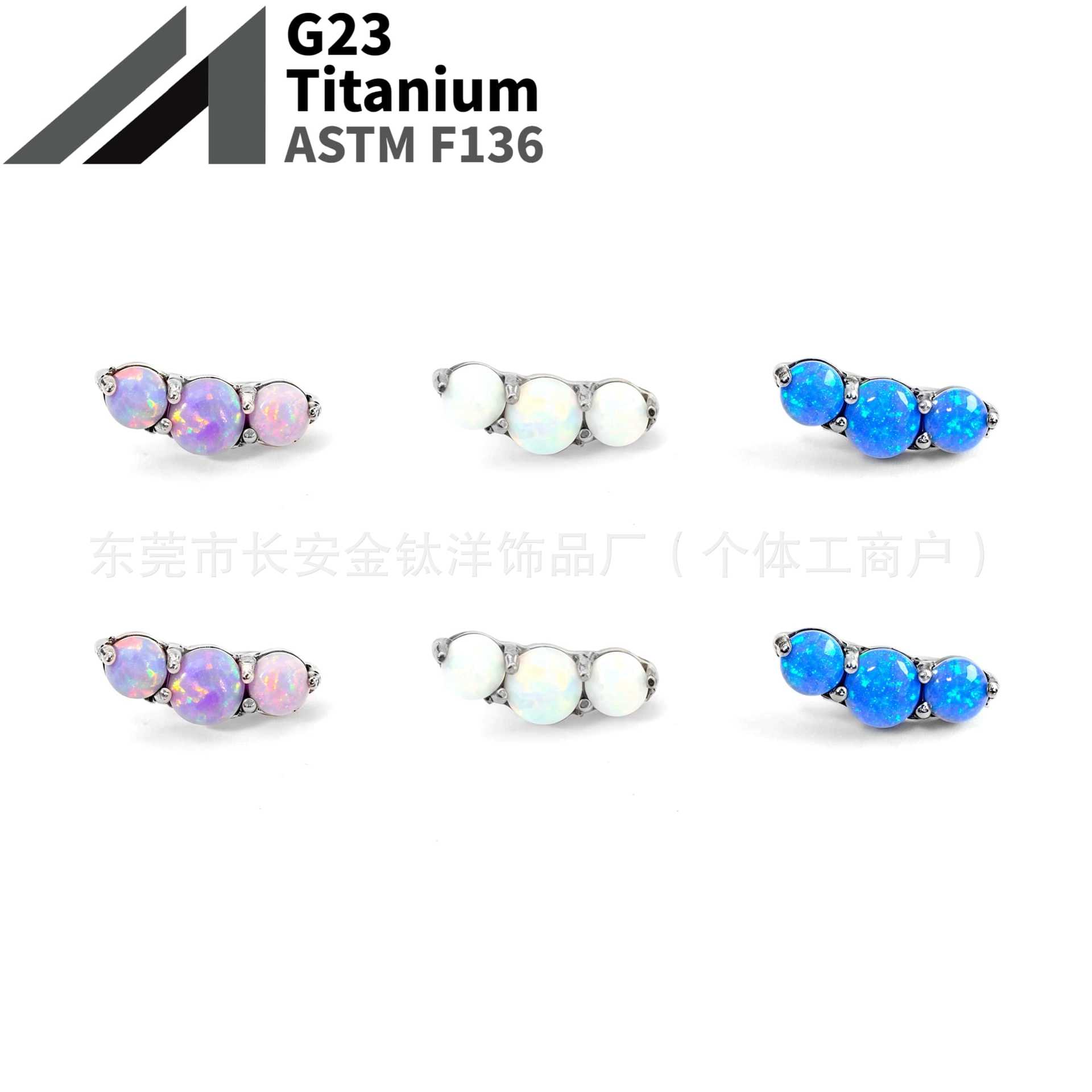 16G labret stud size and finish detail
