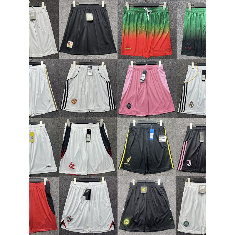 2526 National Team Club Football Sports Training Home and Away Fan Version Shorts Quick-Drying Breathable Men and Women Versatile