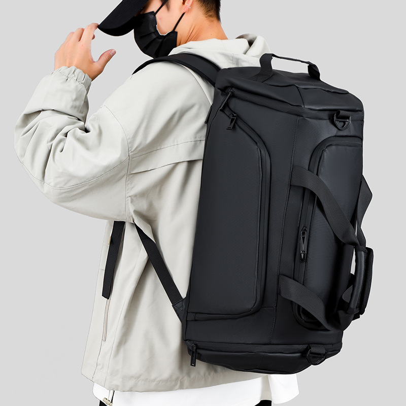 Bolsa de viaje multifuncional, bolsa de fitness para hombres, separación seca y húmeda, mochila de natación deportiva de gran capacidad, mochila de entrenamiento