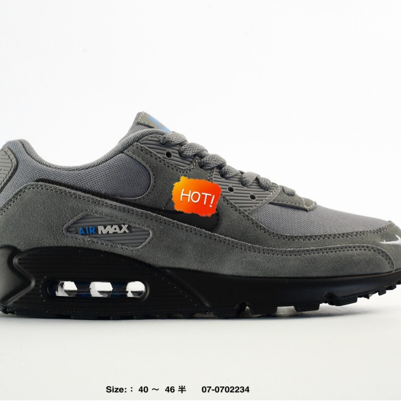 Putian shoes MAX90 foreign trade men's and women's couple's cross-border large size air cushion shoes retro fashion casual sports running shoes Putian shoes MAX90 foreign trade men's and women's couple's cross-border large size air cushion shoes retro fashion casual sports running shoes