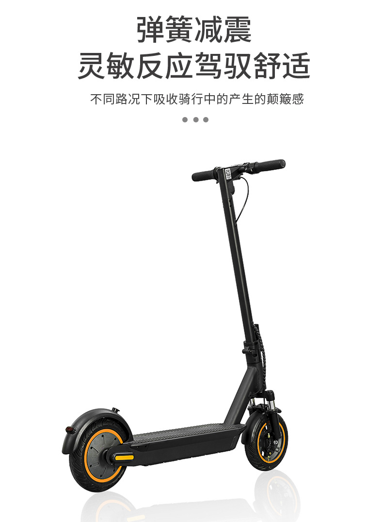Export Electric Scooter 10inch Lightweight Foldableable 800W15Ah Lithium Battery Aluminum Alloy Frame Scooter Export