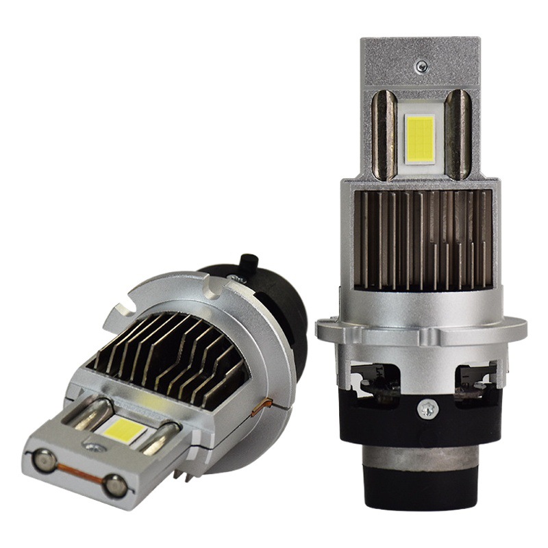 Doble tubo de cobre coche LED faro en línea D2R/D2Sled bombilla D4R/D4S coche lámpara modificación coche faro