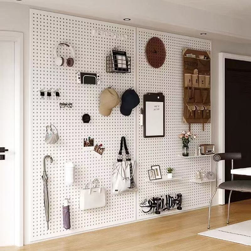 Metal Perforated Board Wall Display Rack Multi-Hole Storage Rack Hanging Board Mobile Phone Accessories Jewelry Supermarket Shelf Storage Rack Metal Perforated Board Wall Display Rack Multi-Hole Storage Rack Hanging Board Mobile Phone Accessories Jewelry Supermarket Shelf Storage Rack
