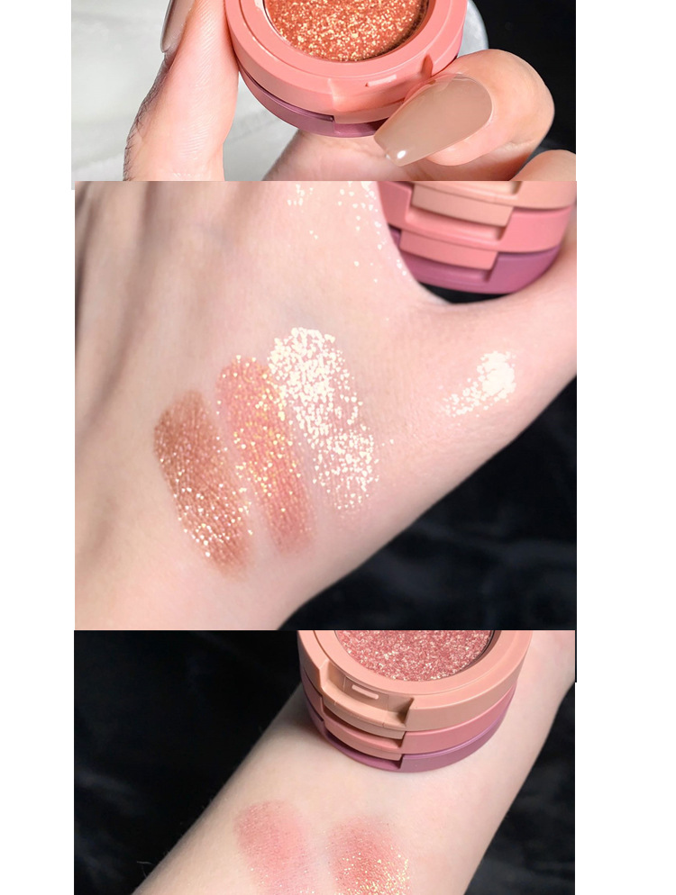50g Weight Eye Shadow Cosmetic Type Fashion Light Wind Floating Glittering Color Eye Shadow Plate