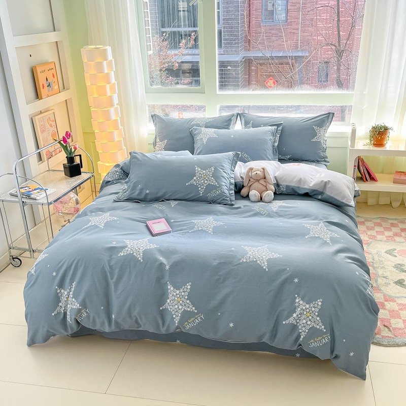 Noche de nieve cielo estrellado