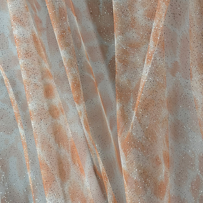 25 nuevo punto gaza de malla impresa tela de polvo de rociador ropa de mujer ropa de niños ropa artesanal tela decorativa