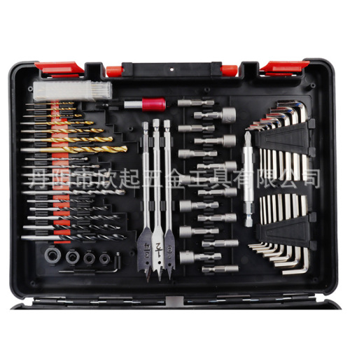 Set of 318-piece Drill Bits, Wood Hole Saw, Twist Drill Bits, Masonry Drill Bits, Flat Drill Bits