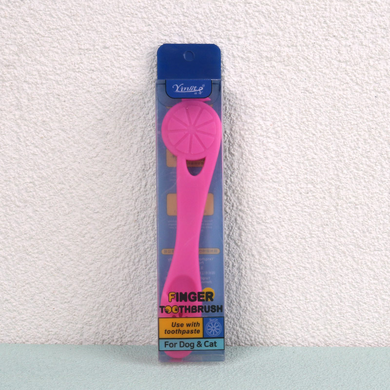 Dedo de mascota cepillo de dientes suave no daña las encías perros y gatos dientes orales limpias perros y gatos al por mayor cepillo de dientes suave