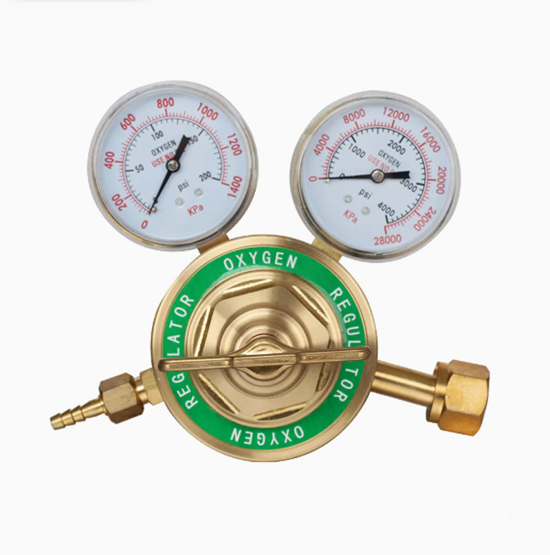 维克多重型氧气减压器乙炔减压器 焊割全铜压力表美式焊切减压阀