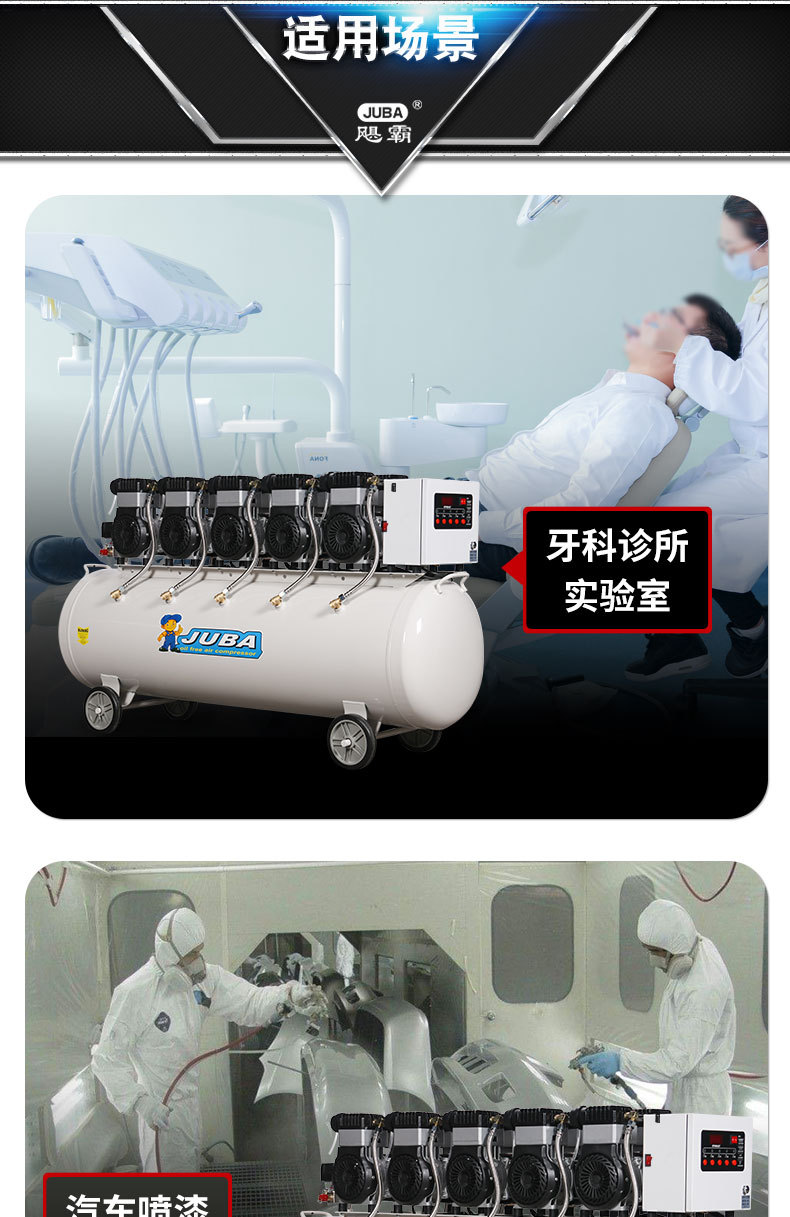Hurricane Air Compressor Melt-Blown Cloth Machine Mask Machine Supporting Industrial-Grade Silent 380V Air Pump Compressor