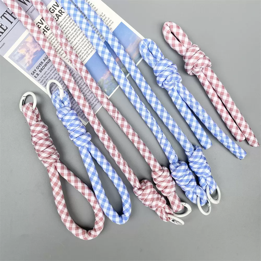 多巴胺撞色手机短绳高级感结实耐用双扣挂绳短款高级感腕带