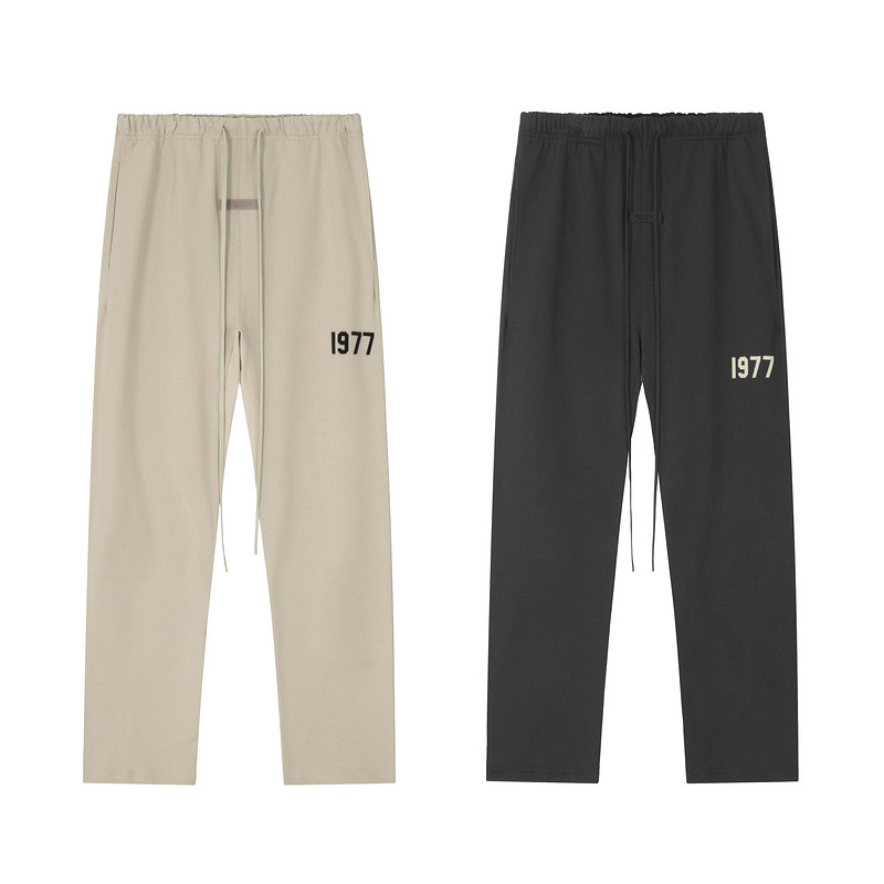 FOG ESSENTIALS第八季复线高街1977植绒OS宽松宽口抽绳加绒长裤潮