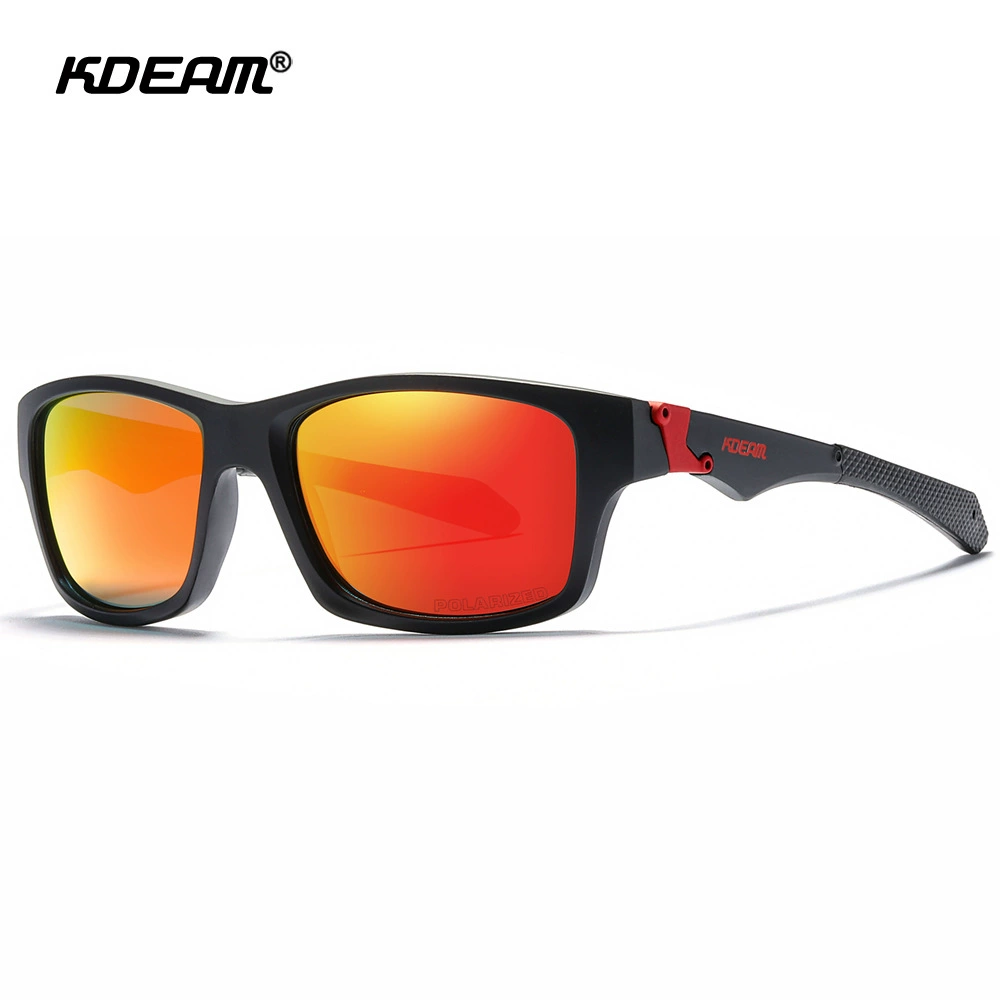 KDEAM 2021 Новые спортивные солнцезащитные очки TR90 для улицы HD поляризованные солнцезащитные очки для рыбалки и верховой езды KD0804