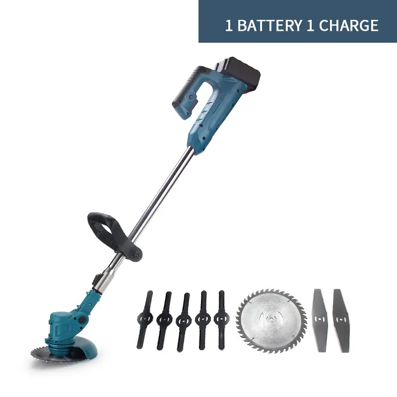 Lithium cortacésped eléctrico pequeño hogar recargable multifunción cortacésped de jardín