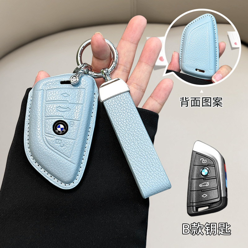 BMW 모델 B [린넨 블루] + 매칭 벨트